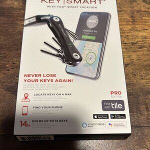 KeySmart Pro with Tile Key Locator NEW Black